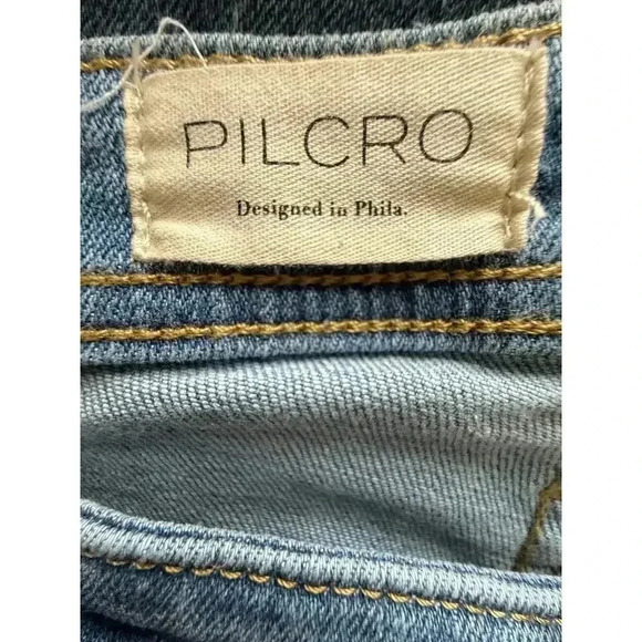 Anthropologie Pilcro Hi-Rise Skinny Jeans Denim Stretch High Rise 28 - Picture 5 of 8